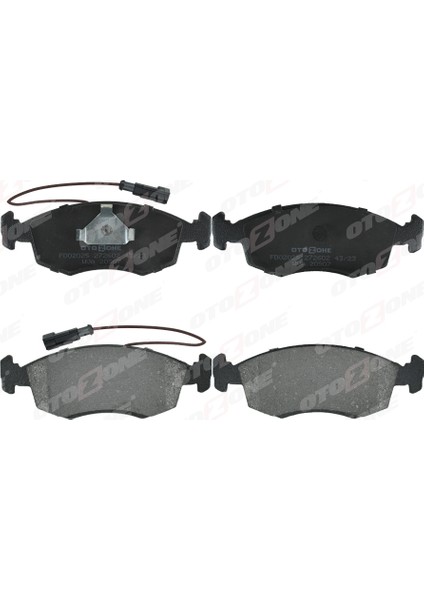 Ön Balata Palıo Weekend 96 Albea 01 Doblo 00 Fişli GDB1341