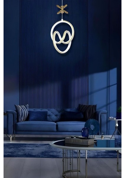 Lisandra White Gold Tek Renk Modern Sarkıt LED Avize fiyatları