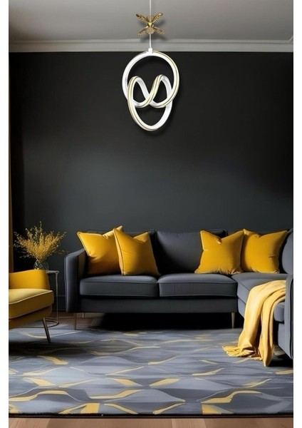 Lisandra White Gold Tek Renk Modern Sarkıt LED Avize fırsatları