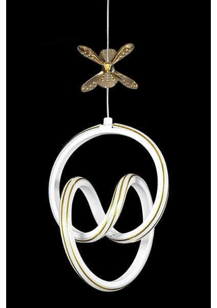 Lisandra White Gold Tek Renk Modern Sarkıt LED Avize indirimleri