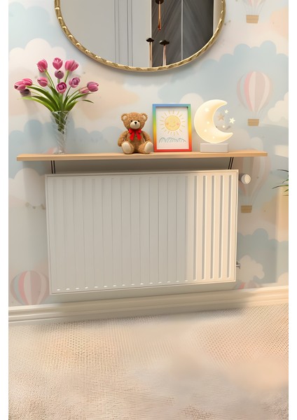 Inter Montajsız Petek Üstü Raf Dresuar Kalorifer Peteği Rafı Kitaplık 80 x 18 cm fiyatları