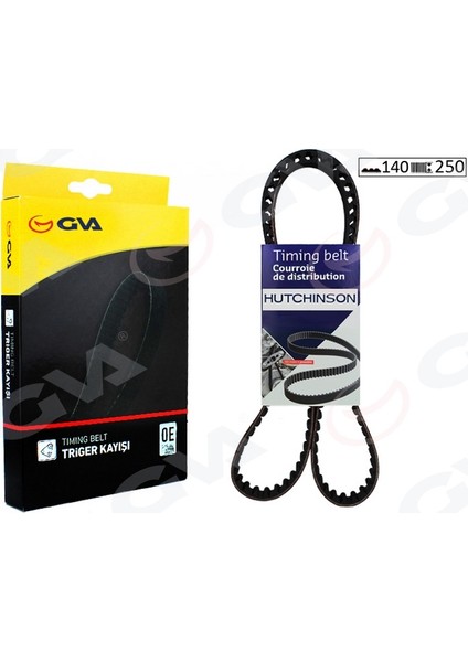 Triger Kayışı 140X250 140 Diş Partner1.9-Berlıngo 1.9-Jumpy