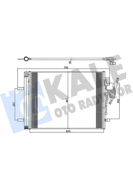 Klıma Radyatoru Land Rover Dıscovery Sport L550 Freelander 2 L359 Range Rover Evoque L538 . Volvo S60 S80 V60 V70