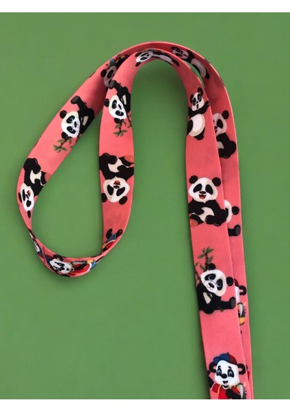 Panda Temalı Yaka Ipi ve Kartlık fiyatları