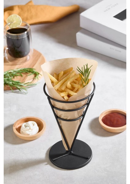 Patates Kızartması Standı, Fransız Huni Metal Tel Servis Sepeti fiyatları