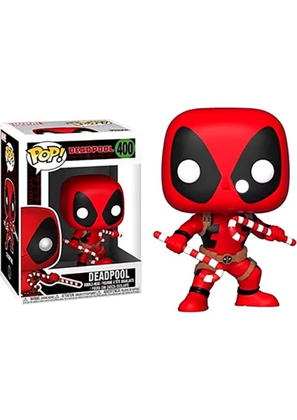 Deadpool With Candy Canes Bobble-Head Funko Pop NO:400