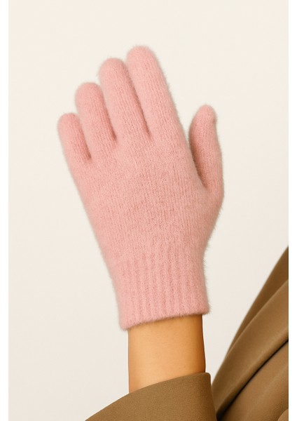 Peluş Bayan Eldiven modelleri