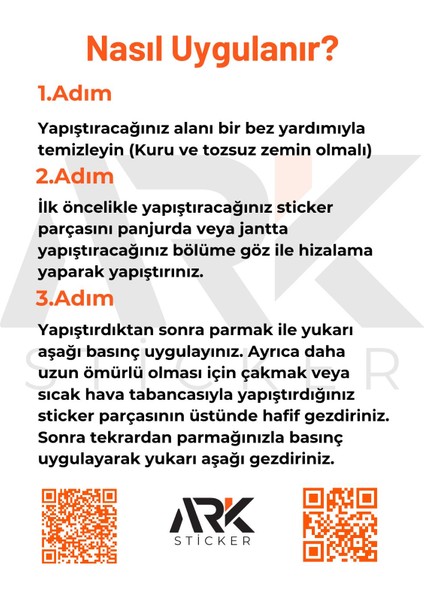 Egea Cross Ön Panjur Sticker Set Mor indirimleri