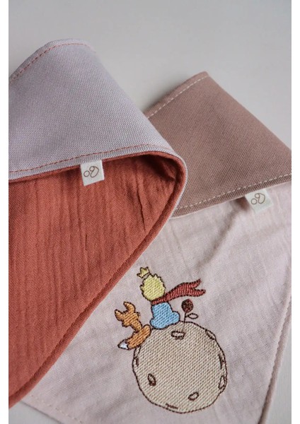 Çift Taraflı Bebek Önlüğü Ikili Takım ( Önlük Mama Önlüğü Salya Bezi) fiyatları