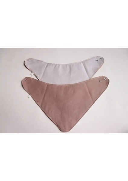 Çift Taraflı Bebek Önlüğü Ikili Takım ( Önlük Mama Önlüğü Salya Bezi)