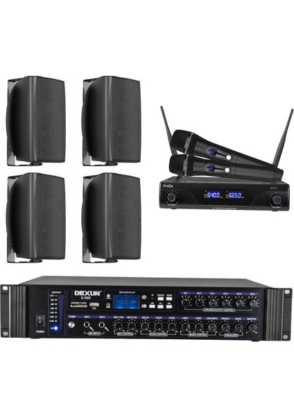 Drt-6 Sütun Hoparlör Mağaza Dükkan Kafe Seslendirme ve Okul Anons Sistemi