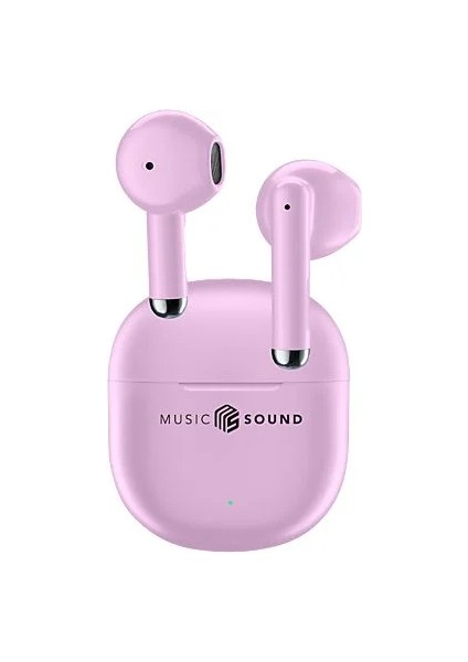 Music Sound Breeze Tws Bluetooth Kulak Içi Kulaklık Pembe