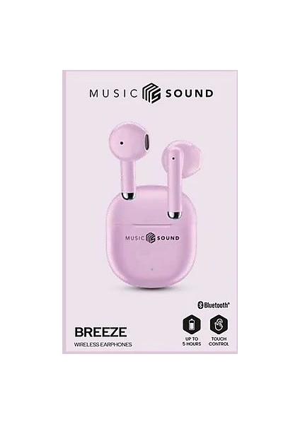 Music Sound Breeze Tws Bluetooth Kulak Içi Kulaklık Pembe modelleri