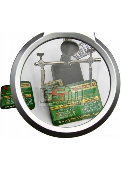 Ayarlanabilir Başlıklı Elektronikçi Yardım Lehim Standı ile Ledli Büyüteç - Lisinya modelleri