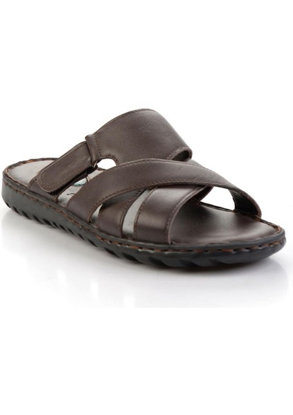 Kahve Leather Erkek Terlik E04437183803 fiyatları