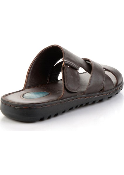 Kahve Leather Erkek Terlik E04437183803 modelleri