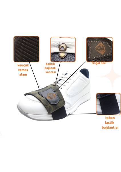 MAK77 Motosiklet Ayakkabı Koruyucu Deri Ped , ayakkabı koruyucu , vites değiştirme pedi , Doğal deri fiyatları