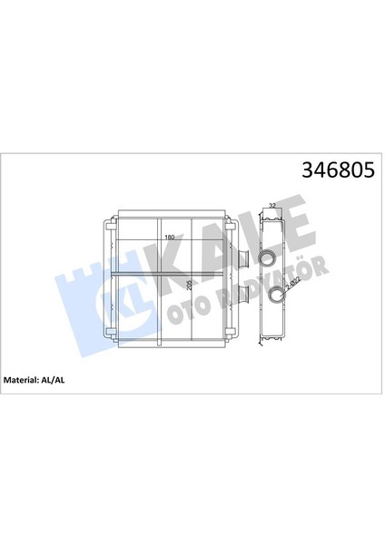 Kalorıfer Radyatoru Mercedes W204 W212 C218 R231 C190 R197