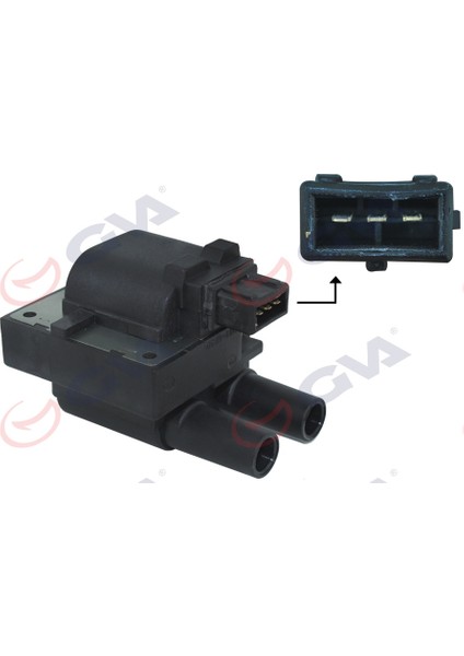 Ateşleme Bobini R9 1.4 100589 Broadway-Megane-Kangoo-Scenıc-Clıo Iı Siyah Soketli