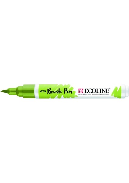 Ecoline Brush Pen Fırça Uçlu Kalem 676 Grass Green
