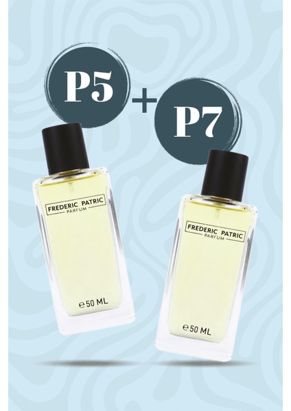 P5-P7 50 ml 2li Erkek Parfümü
