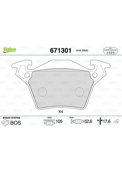 Fren Balatası Arka Mercedes Vıto W638 96 03