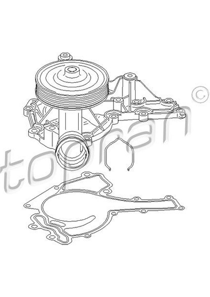 Devırdaım Pompası Mercedes M272 W203 W204 CL203 C209 W211 W212 C207 R172