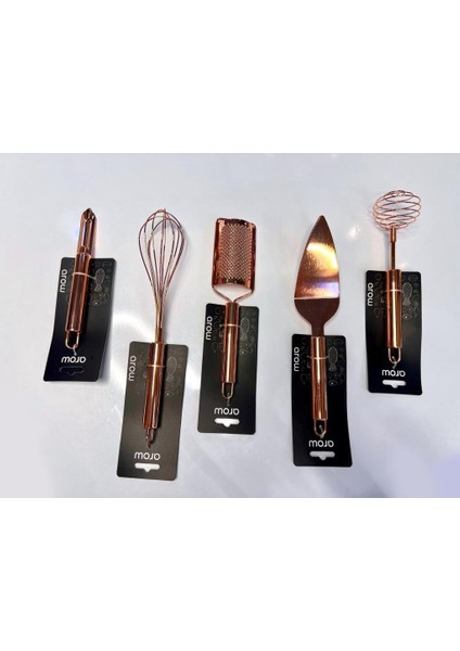 Bakır 5 Parça Servis Seti