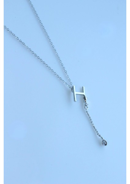 Uzak Şehir H Harfli Çelik Alya Kolye Kararmaz Renk Atmaz