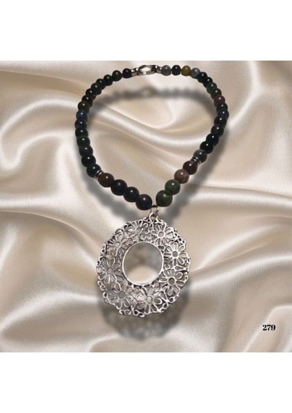 Reina Del Corazen El Yapımı Doğal Hint Akik Taşı Antik Kolye ve Bilezik – Otantik Tasarım, Tarihî Ilhamlı, Bolluk ve Huzur Enerjili Şık Takı fırsatları