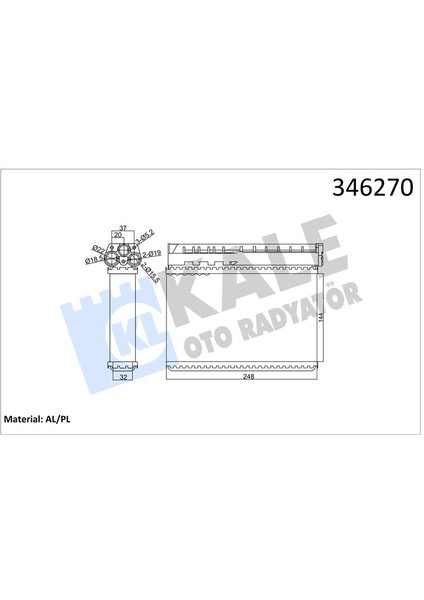 Kalorıfer Radyatoru Bmw E39 E36 Klımalı