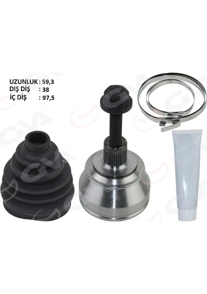 Aks Kafası Dış A6 2.0 Tdi 05- Blb-Bre 2.0 Tdi