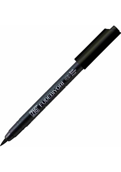 Fudebiyori Brush Pen Fırça Uçlu Kalem 10 Black