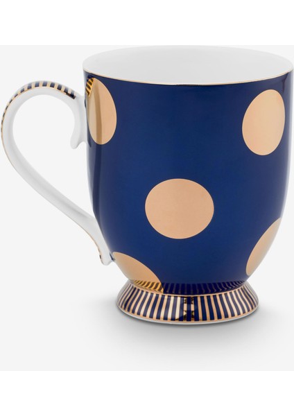 Dot Delight Lacivert Porselen Kupa Seti 380 ml modelleri