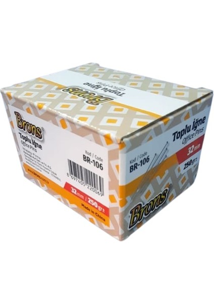 Toplu Iğne 32MM / 250GR BR-106 modelleri