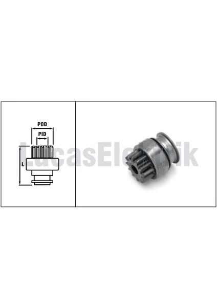 Mars Dıslısı 12 Dıs 1035 1567 L200 L300 Ym