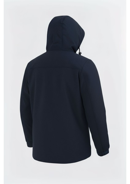 Erkek Lacivert Outdoor Su Itici Kapüşonlu Kaban – Rüzgar Geçirmez, Hafif ve dayanıklı modelleri