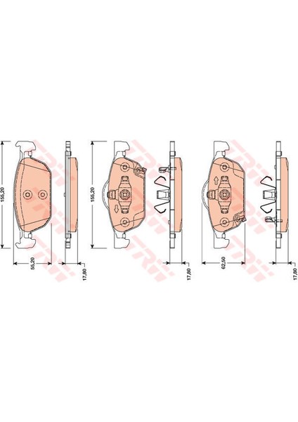 Ön Balata Accord Sedan 2.4 08 Accord Ix 2.0i-2.4i-2.2i-Dtec 08 Mek.şanz