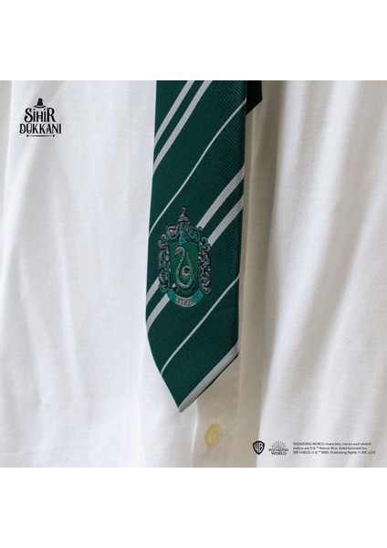 Orjinal Lisanslı Harry Potter Slytherin Öğrenci Kravatı modelleri