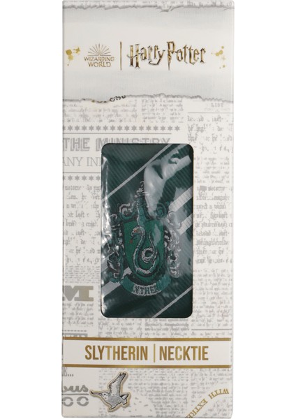 Orjinal Lisanslı Harry Potter Slytherin Öğrenci Kravatı