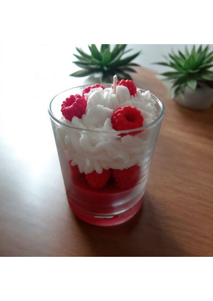 Kremalı Ahududu Kokulu Mum fiyatları