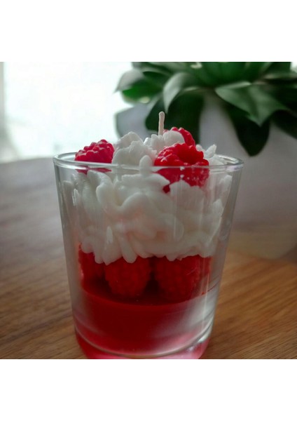 Kremalı Ahududu Kokulu Mum modelleri