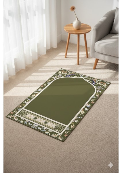 Diz Acıtmayan Yumuşak Süngerli Seccade ve Namazlık Yeşil indirimleri