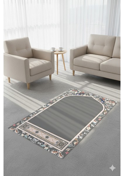 Diz Acıtmayan Yumuşak Süngerli Seccade ve Namazlık Gri fırsatları