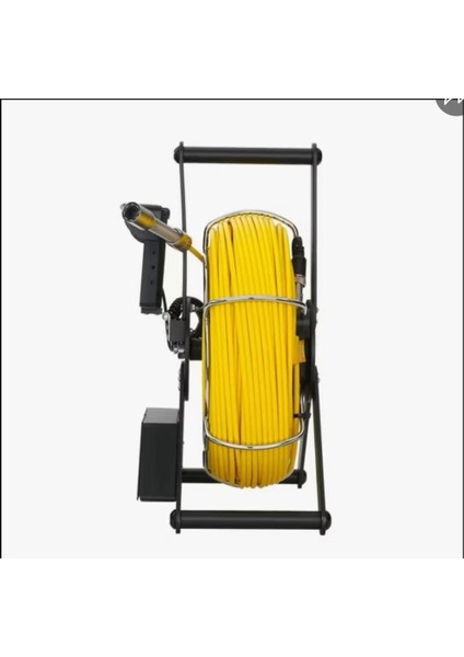 Profosyonel Ekranlı Kameralı 30 Metre Fiber Kablo Yılan Endoskop Kameralı Hafıza Kart Girişli Kuyu, Sondaj, Kanalizyasyon Kamerası 8 mm 4.3 Inc