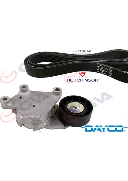 Alternatör Gergi Kiti P107-C1-AYGO 1.4hdi 05 C-ELYSEE-CACTUS-P301-P308-CMAX Iı 1.6 Hdi K016PK965