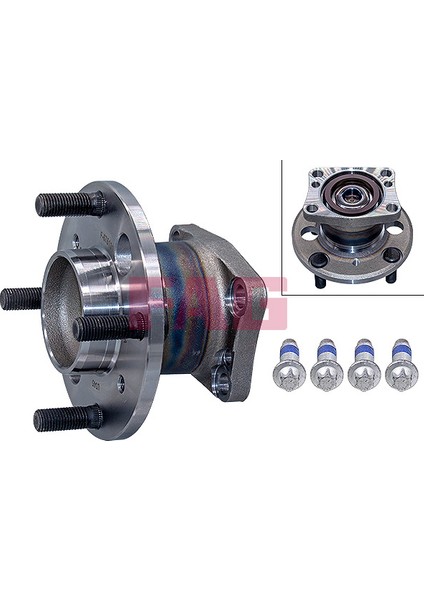 Arka Teker Poryası Rulmanlı Ford Fıesta 1.4 Tdcı 08-11 Abs Li 4 Bijon