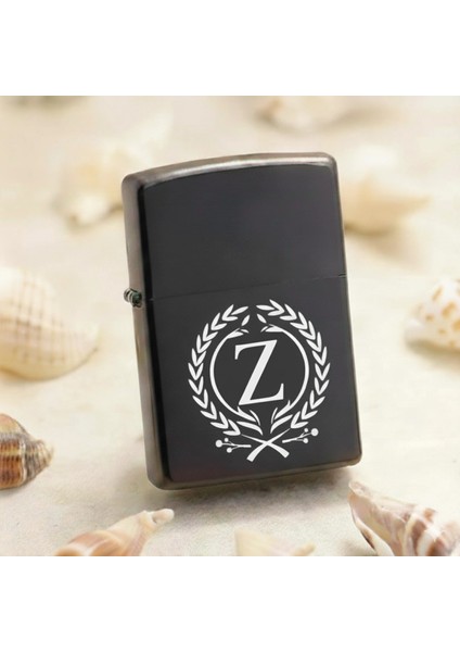 Z Harfli Kişiye Özel Harf Baskılı Benzinli Çakmak