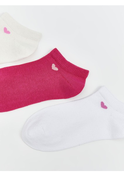 Yeni Sezon Desenli Kız Çocuk Patik Çorap 3'lü fiyatları