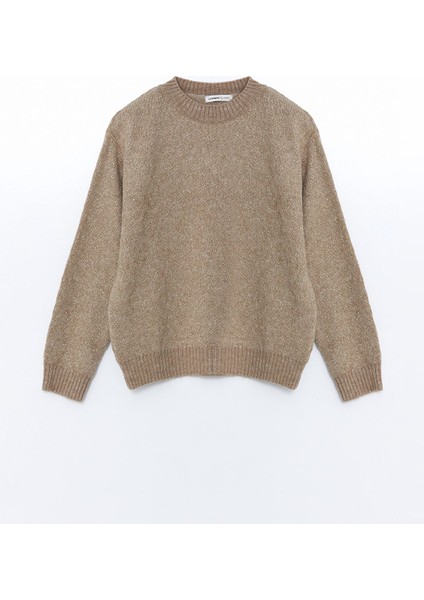 Yeni Sezon Bisiklet Yaka Baklava Desenli Kadın Triko Kazak indirimleri